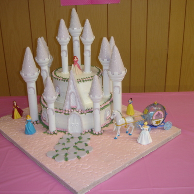 Princess Castle Cake