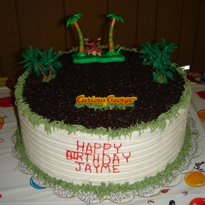 Curious George Birthday Cake