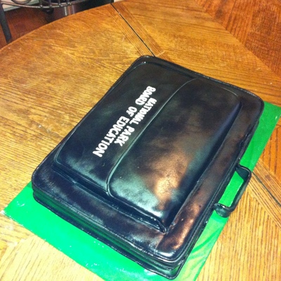 Briefcase Cake