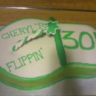 Flip Flop Birthday Cake