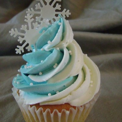Snowflake Cupcakes