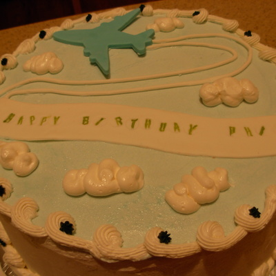 Airplane Birthday Cake