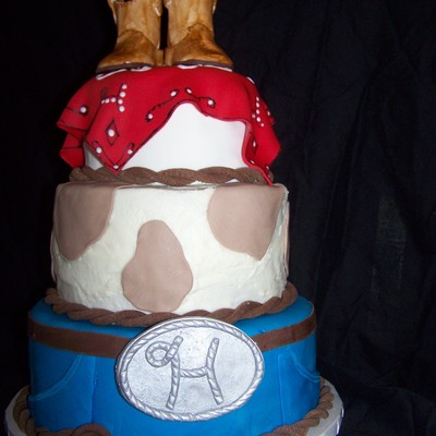 Cowboy Cake For My Son Hunter