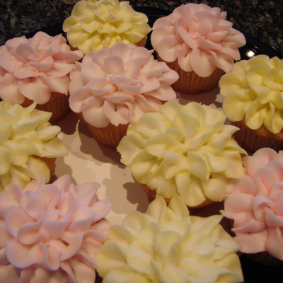 Spring Flower Cupcakes