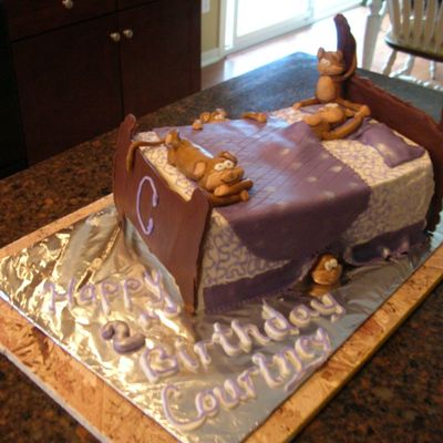 5 Monkeys Jumping On A Bed