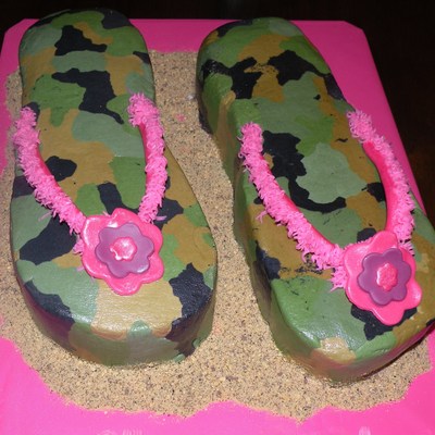 Flip- Flops In Camo