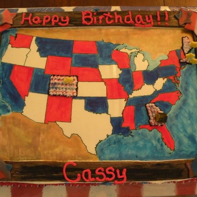 Usa Birthday Cake