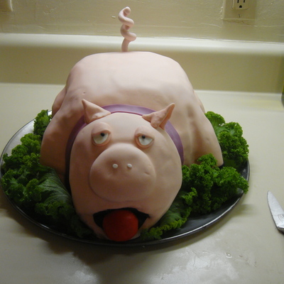 Stuffed Pig Cake