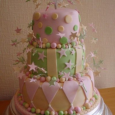 Harlequin Wedding Cake