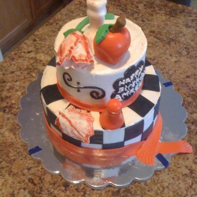 Twilight Book Theme Birthday Cake