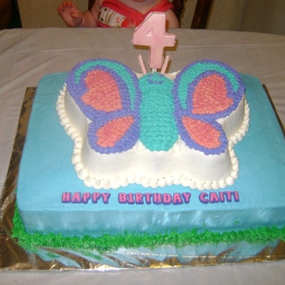 Butterfly In The Sky Cake