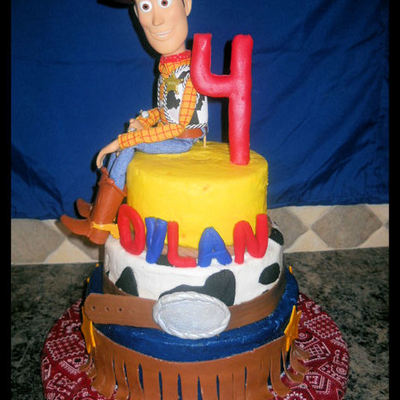 Western Woody Birthday Cake