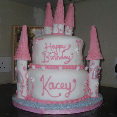 Pink And White Castle