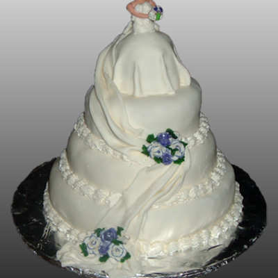 Bride Wedding Cake