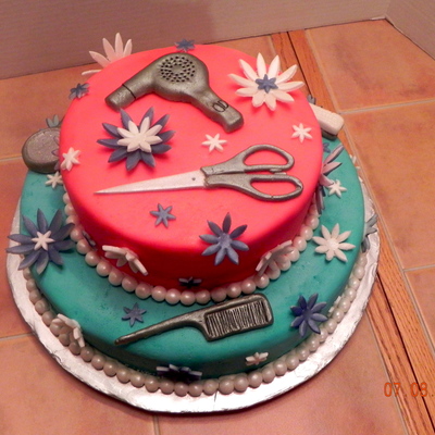 Hairstylist Cake