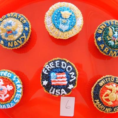 Branches Of The Military Cupcakes