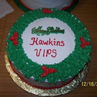 Christmas Wreath Cake