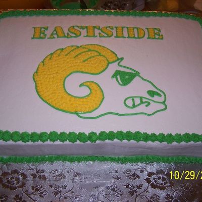 Little League Football Cake