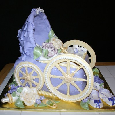 Vintage Stroller Baby Shower