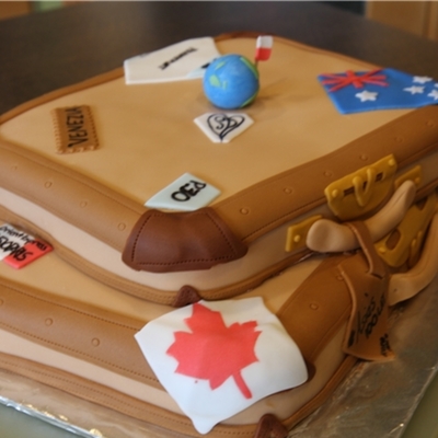 Luggage Cake