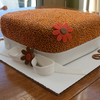 Cornelli Lace On Fondant