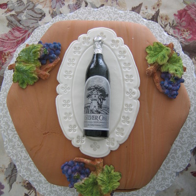 Wine Bottle Cake
