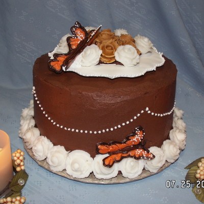 1St Chocolate Buttercream Cake!