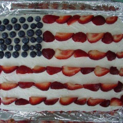 Flag Cake