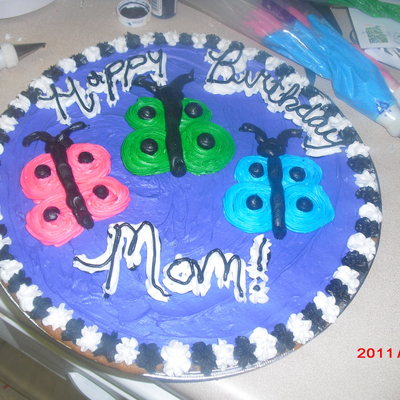 Butterfly Cookie Cake