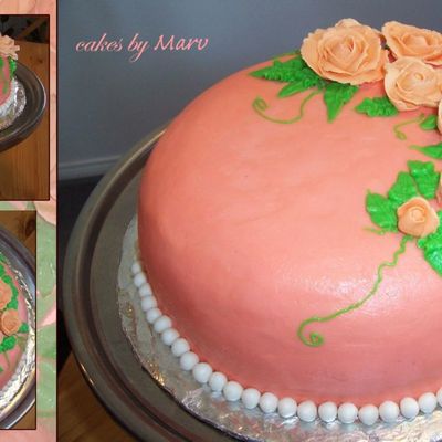 Birthday Roses' Cake