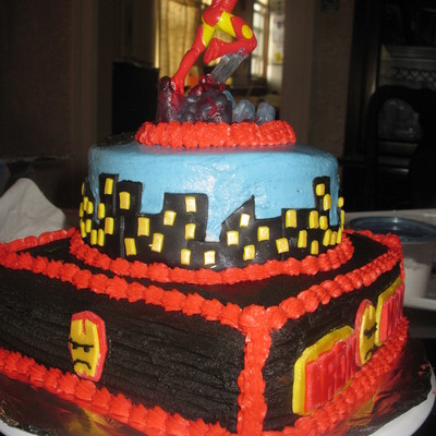 Iron Man Cake