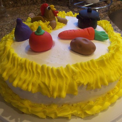 Chicken And Vegetable Cake