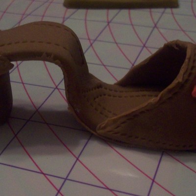 Shoe Out Of Fondant