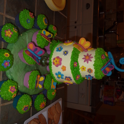 Super-Duper-Girly Birthday Cake