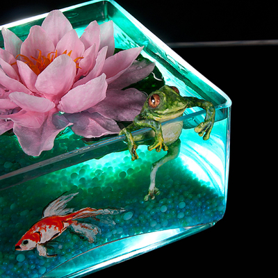 Lotus Flower Floating Centerpiece