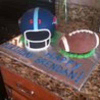 First Helmet Cake