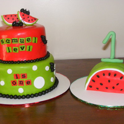 A Watermelon First Birthday!