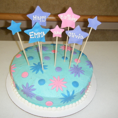 Joined Birthday Party Cake