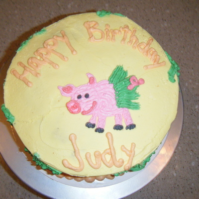 Hawaii Theme Birthday Cake
