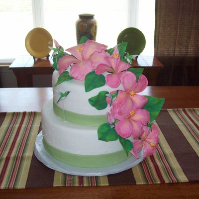 Hummingbird Birthday Cake