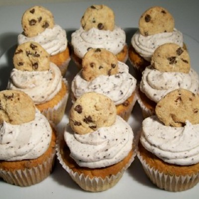 Chocolate Chip Cookie Cupcakes