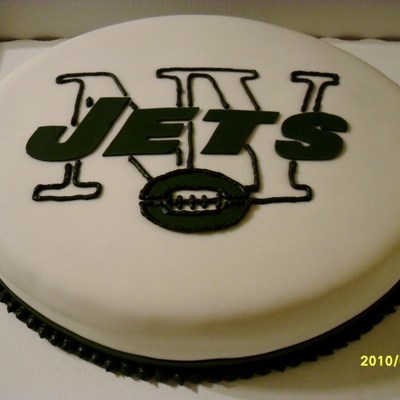 Jets Grooms Cake