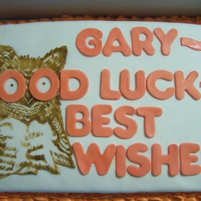 Hooters Theme Farewell Cake