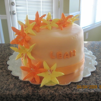 Day Lily Cake