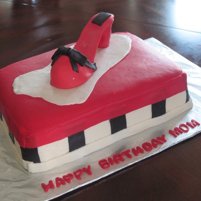 Shoe Box Cake With Heel