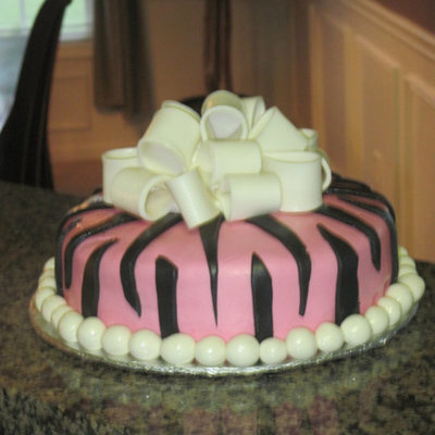 Zebra Print Cake