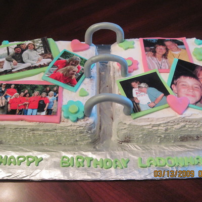 Scrapbook Cake