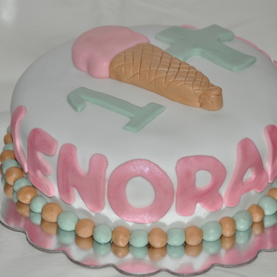 Ice Cream Themed Cake