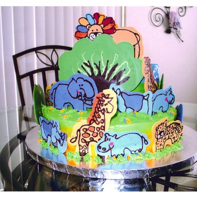 Animal Birthday Cake