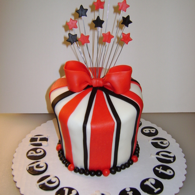 Red & Black Topsy Turvy